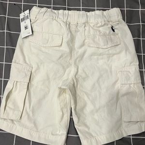 Polo Boys Cargo Shorts. Size S (8). White. Never worn.